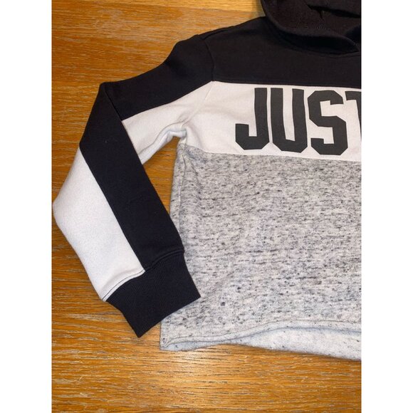 Justice Girls Colorblock Hoodie-size 10 - Picture 2 of 4